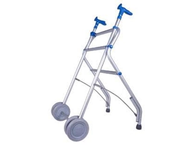 Andador de aluminio con ruedas sin asiento "Air"