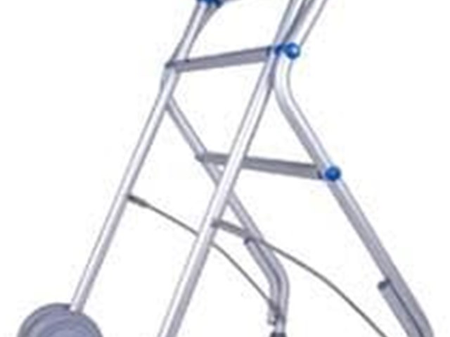 Andador de aluminio con ruedas sin asiento "Air"