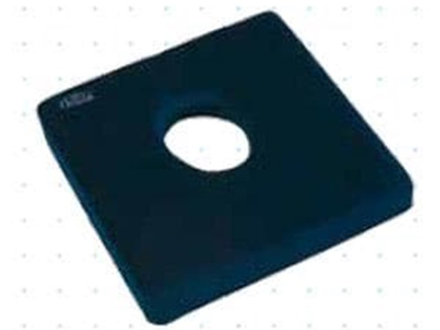 Cojín cuadrado con agujero de látex