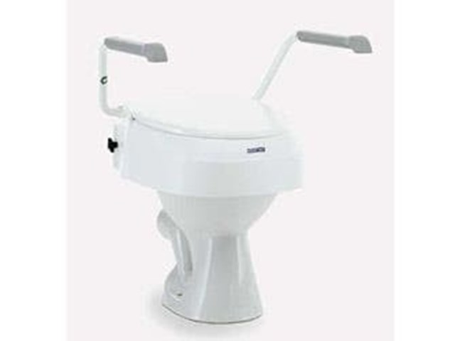 Elevador inodoro con reposabrazos abatibles