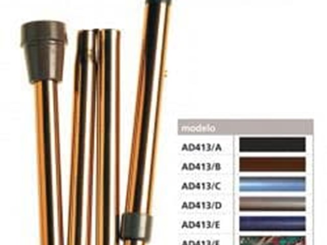 Muletilla de aluminio plegable y regulable