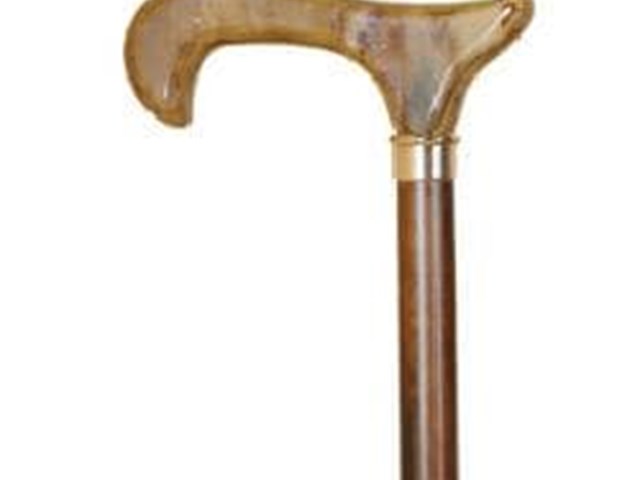 Muletilla de haya con puño de metacrilato