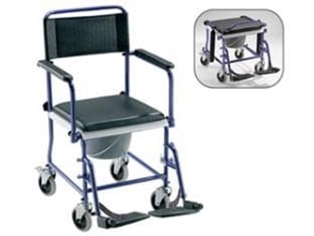 Silla de traslado con inodoro