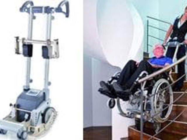 	  Sube escaleras Scalaport X7 con Scalamobil S35